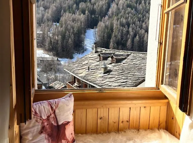 Heida, Ensoleille Au Village Avec Magnifique Vue Sur La Dent-blanche *